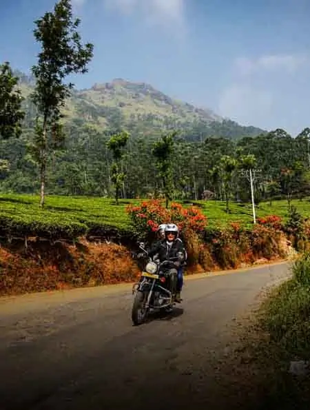 A Motorcycle ride through India's best Tea plantation Gardens I Curvy roads of Kerala I Tourist destinations in Kerala